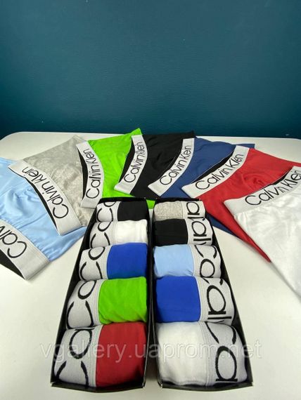 Подарунковий набір чоловічих трусів Calvin Klein Steel 45 в коробці - ціна поштучно  - розмір XXL | Зображення 5