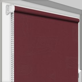 Рулонная штора ТМ "DecoSharm" Икеа 1807 открытого типа Бордовый 1500 х 1700 мм