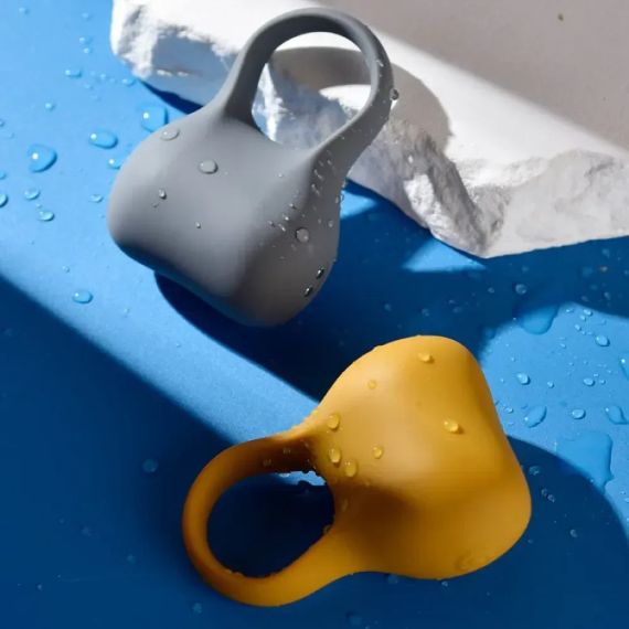 Ерекційне віброкільце Sweet Em Silky Ring з пультом, жовте, 7,6 х 5,7 см sexstyle | Зображення 6