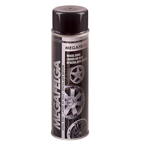 Deco Color Фарба аероз. 500ml Megafelga/для дискiв чорний блиск