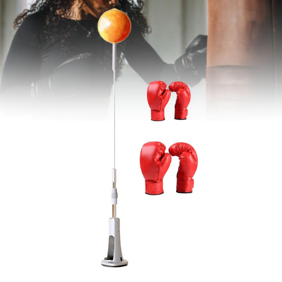 Стійка для боксу, боксерська груша, боксерський м'яч, підлогова груша для боксу 139-153 см | Зображення 6