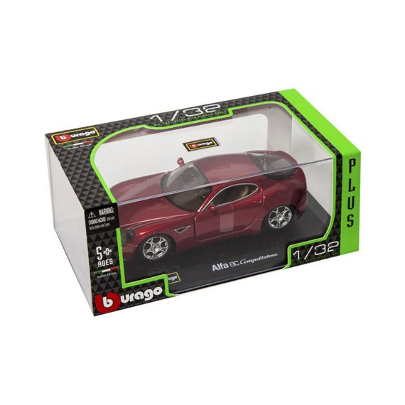 Детская автомодель ALFA 8C COMPETIZIONE Bburago 18-43004 красный металлик, 1:32 | Зображення 2