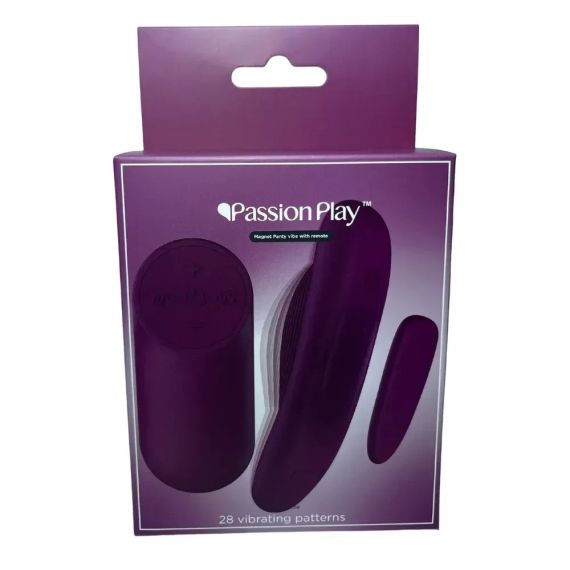 Вибратор в трусики с пультом Passion Play, 28 режимов вибрации Sex Aura | Зображення 8