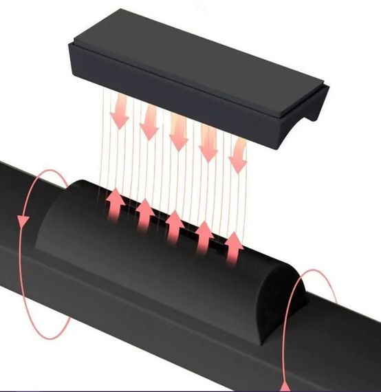 Світильник акумуляторний магнітний XO YH08A Kubi 1200mAh LED, чорний | Зображення 2