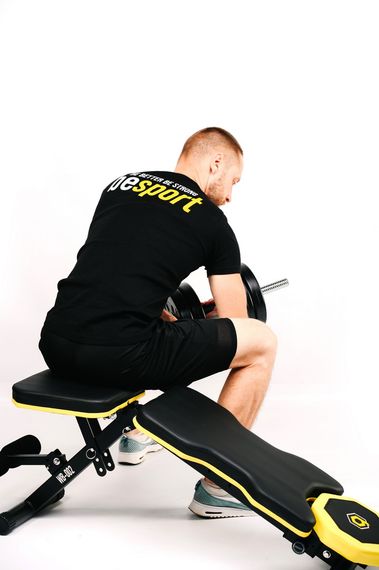 Набір Besport PowerPro гантелі 2х21кг з лавою WB-002 | Зображення 8