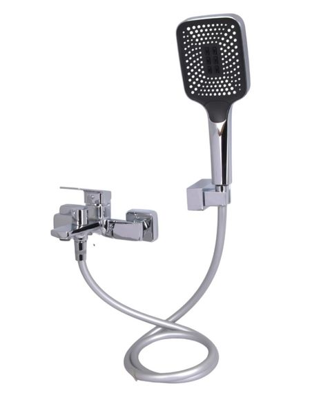 Змішувач для ванни Qtap Capricorn, Chrome (k35) з душовим гарнітуром QTCAP3060102C48222 | Зображення 4