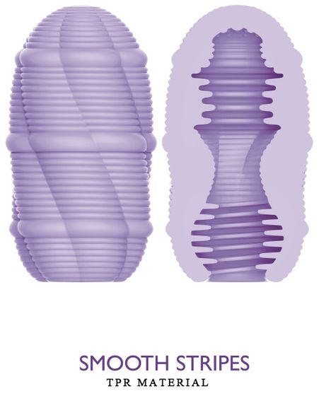 Мастурбатор яйце Pretty Love - Smooth Stripes Cupid-X, BI-014931-3 Sex Aura | Зображення 2