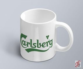 Чашка  з принтом логотипу Carlsberg