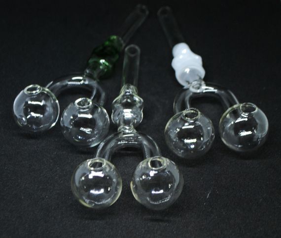 Стеклянная трубка Oil Death Head Double