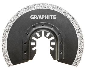 Круг GRAPHITE к многофункц. инструменту, HM - вольфрамовое напыление, по керамике, D 85мм (56H004)
