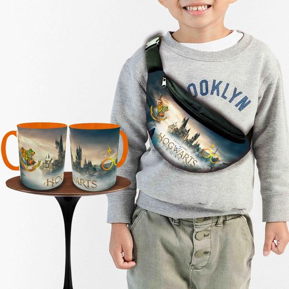 Подарочный набор :Сумка-бананка+ Кружка Гарри Поттер "Harry Potter" (00264)