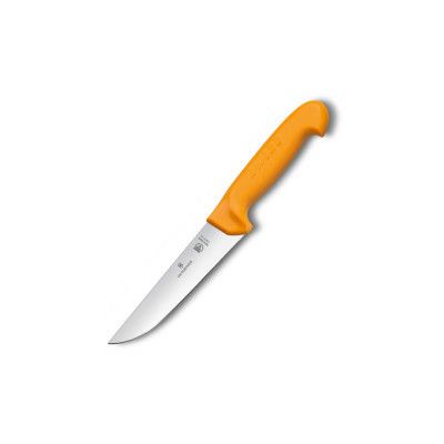 Кухонний ніж Victorinox Swibo Butcher Wide 14см Yellow (5.8421.14) | Зображення 1