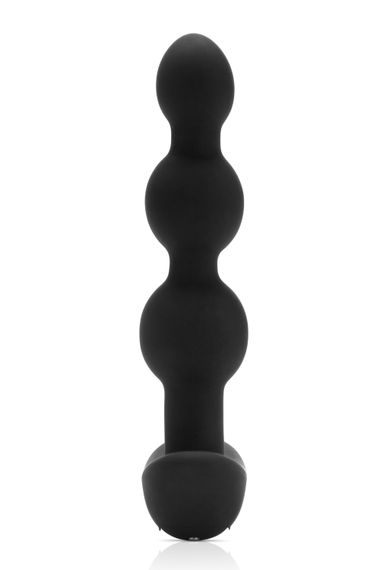 Анальні кульки з пультом, 2 мотори B-Vibe TRIPLET ANAL BEADS, чорні | Зображення 2