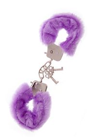Наручники Metal Handcuff with Plush, LAVENDER, Фіолетовий