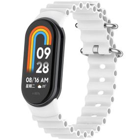 Ремінець Ocean Band для Xiaomi Mi Band 9/8 Білий / White