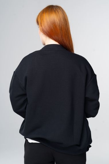 Кардиган жіночий утеплений чорний, 2XL | Зображення 1