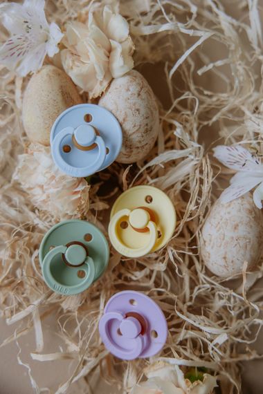 Соска пустушка BIBS Colour Latex 18+ міс кругла Sage | Зображення 3