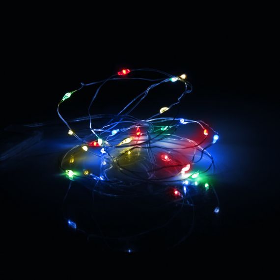 Електрична гірлянда YES Нитка 975022 2 м 20 LED мультиколор | Зображення 1