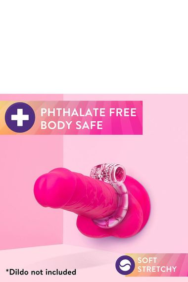 Ерекційне віброкільце PLAY WITH ME AROUSER VIBRATING C-RING PINK Sex Aura | Зображення 5