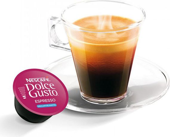 Кофе в капсулах NESCAFE Dolce Gusto Espresso Decaffeinato 16 шт Нескафе Дольче Густо Без кофеина | Зображення 2