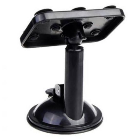 Держатель для телефона на липучках с присоской Черный