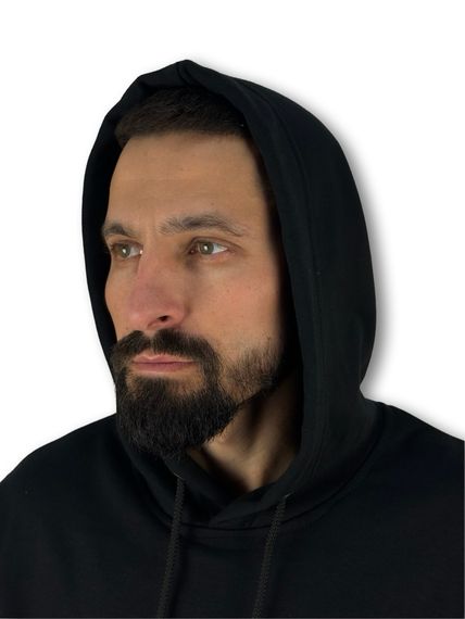 Чорна ХУДІ з принтом "JOLLY ROGER" Розмір S | Зображення 5