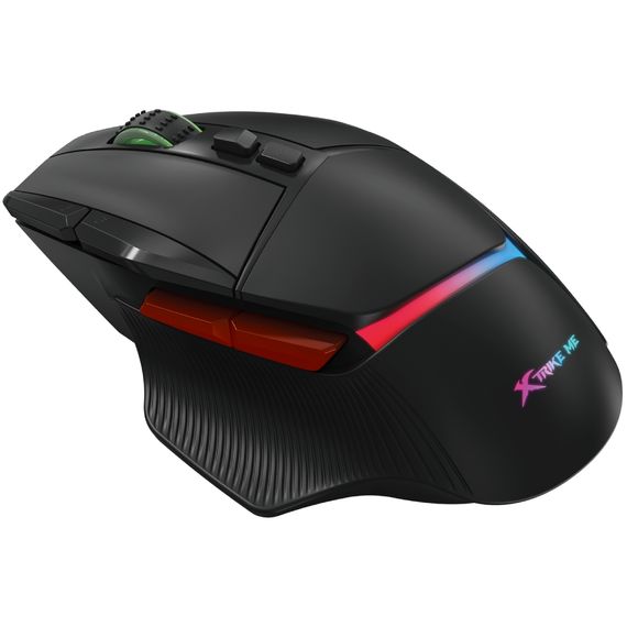 Мишка XTRIKE ME GM-415, ігрова, USB, 8000dpi., 9кн., RGB чорна | Зображення 1