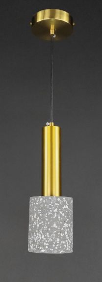 Люстра підвісна на 1 лампочку 27695 Латунь 35-180х10х10 см.