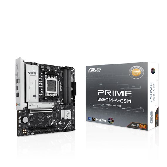 Материнcкая плата ASUS PRIME B850M-A-CSM sAM5 B850 4xDDR5 M.2 HDMI DP mATX 90MB1LQ0-M0EAYC | Зображення 5