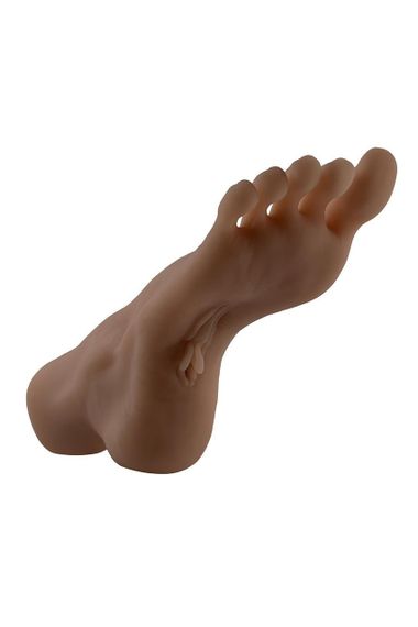 Мастурбатор стопа Zero Tolerance Pussy Footin коричневий, 23 см sexstyle | Зображення 2