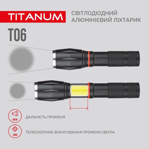 Портативний світлодіодний ліхтарик TITANUM TLF-T06 | Зображення 4