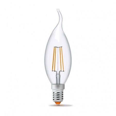 LED лампа VIDEX C37Ft 4W E14 4100K 220V | Зображення 1