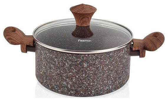 Каструля Fissman Magic Brown 2.7л з антипригарним покриттям