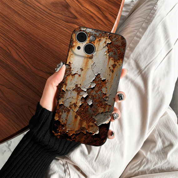 Чохол для iPhone 14 Pro Max «RUST STYLE» — Протиударний бампер із реалістичним принтом іржі | Зображення 2
