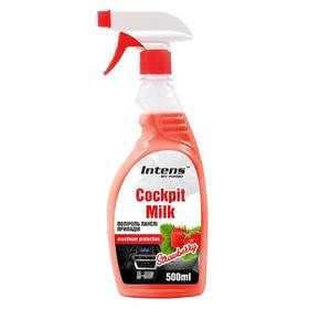COCKPIT MILK INTENSE Strawberry поліроль - молочко для панелі приладів 500 мл 810830