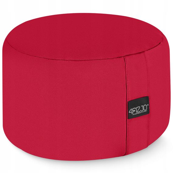 Подушка для йоги та медитації 4FIZJO Zafu кругла 32 x 20 см Red (P-5907739315526)