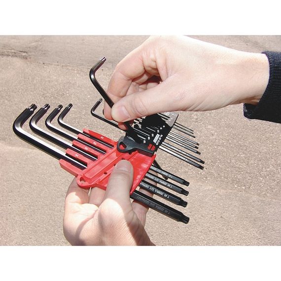 Набір кутових викруток BLACK, TX5-45, 13 предметів, ZEBRA | Зображення 3