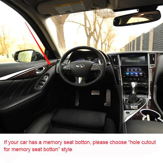 Карбоновые вставки в салон (для Q50) для Infiniti Q50/Q60 2013-2024 гг | Зображення 7