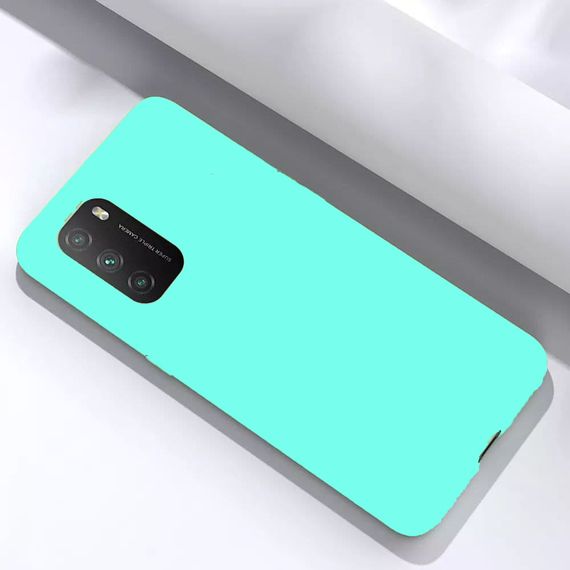 Чохол Candy Silicone для Poco M3 колір Бірюзовий | Зображення 1