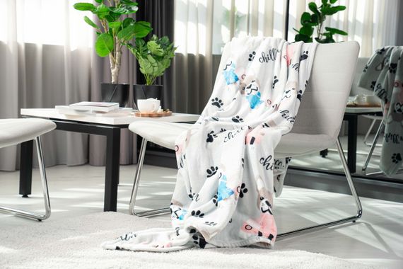 Плед ARDESTO  Flannel, 160х200 см, 100% поліестер, бульдоги (ART0112PB) | Зображення 1