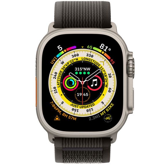 Ремешок Trail Loop для Apple Watch 42(ser.1-3)/44/45/46/49mm (m/l) Black / Grey | Зображення 1