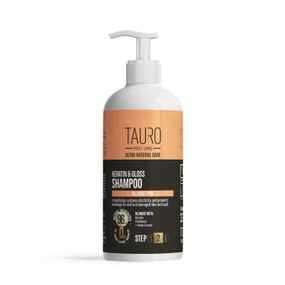 Шампунь с кератином для шерсти собак и котов TAURO PRO LINE Ultra Natural Care Keratin & Gloss Shampoo 1 л