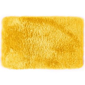 Коврик для ванной Spirella Fino 60х90 см, желтый, мягкий, антискользящий (10.20036)