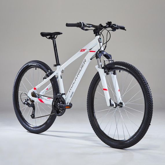 Жіночий гірський велосипед ST 100, 27,5" - Білий/Рожевий - L - 175-184 см