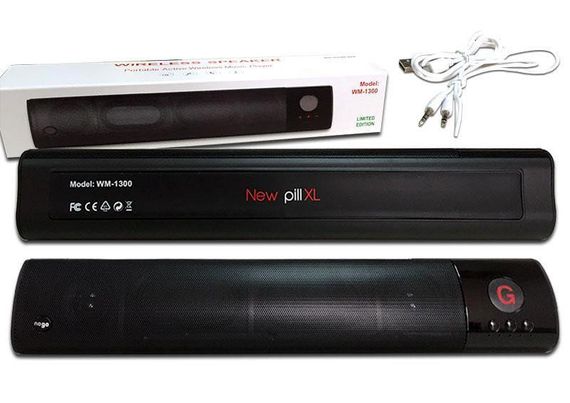 Портативная колонка-сабвуфер WM-1300 FM+USB | Зображення 6