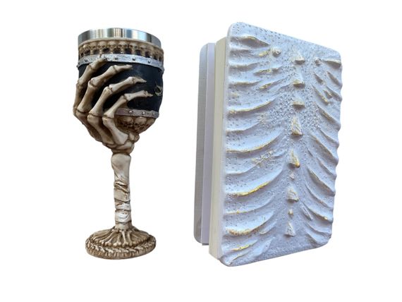 Подарунковий набір Келих 3D Рука з Черепами та Блокнот 3D «Око Крижаного Хранителя» | Зображення 1