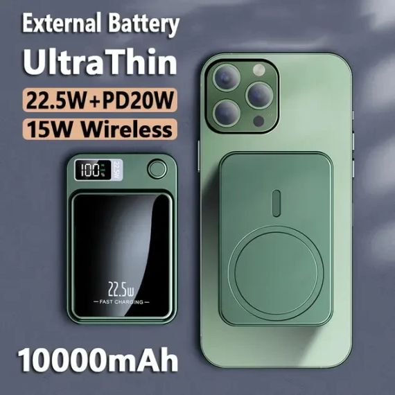 Power bank бездротовий XIYT Y211 / швидке заряджання / Magsafe / Magnetic / 22.5 W + 15 W / 10000 mAh | Зображення 4