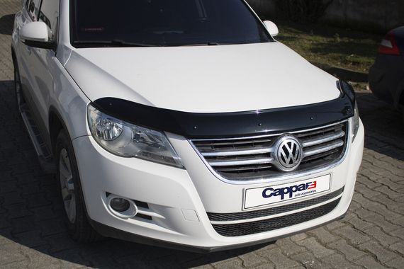 Дефлектор капоту (EuroCap) для Volkswagen Tiguan 2007-2016 рр | Зображення 5