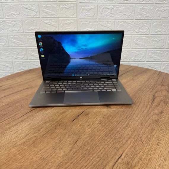 Ноутбук-трансформер Б-класс HP Pavilion x360 14m-dy1033dx Gold / 14" (1920x1080) IPS Touch / Intel Core i5-1155G7 (4 (8) ядра по 2.5 - 4.5 GHz) / 8 GB DDR4 / 512 GB SSD / Intel Iris Xe Graphics / WebCam б/у | Зображення 1