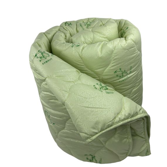 Ковдра полуторна закрита Arda Bamboo 20348 150х210 см салатова | Зображення 9